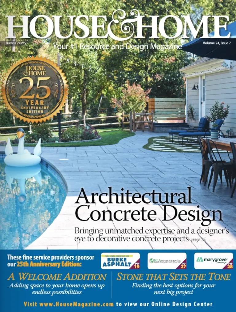 House & Home magazine cover — Bucks County