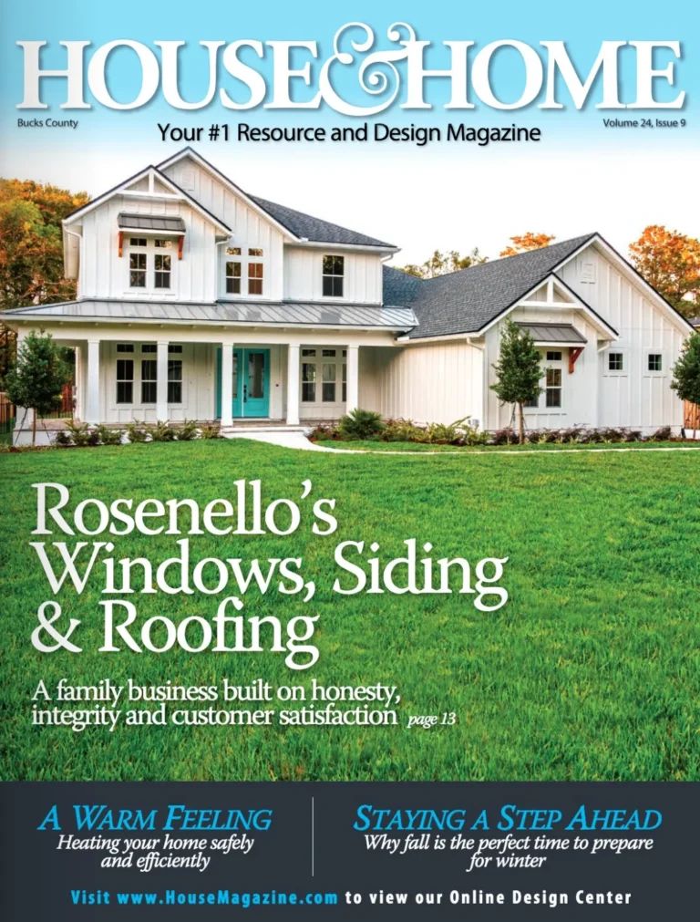 House & Home magazine cover — Bucks County