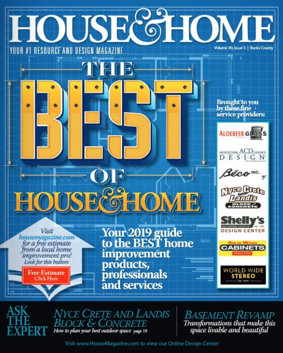 House & Home magazine cover — Bucks County