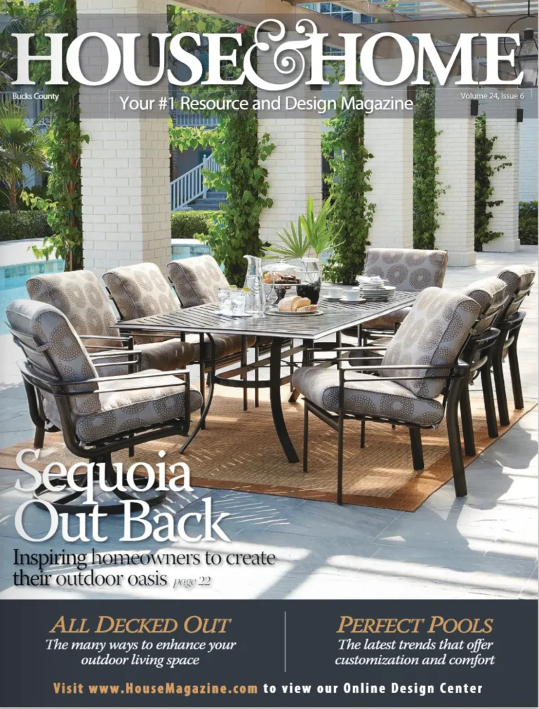 House & Home magazine cover — Bucks County