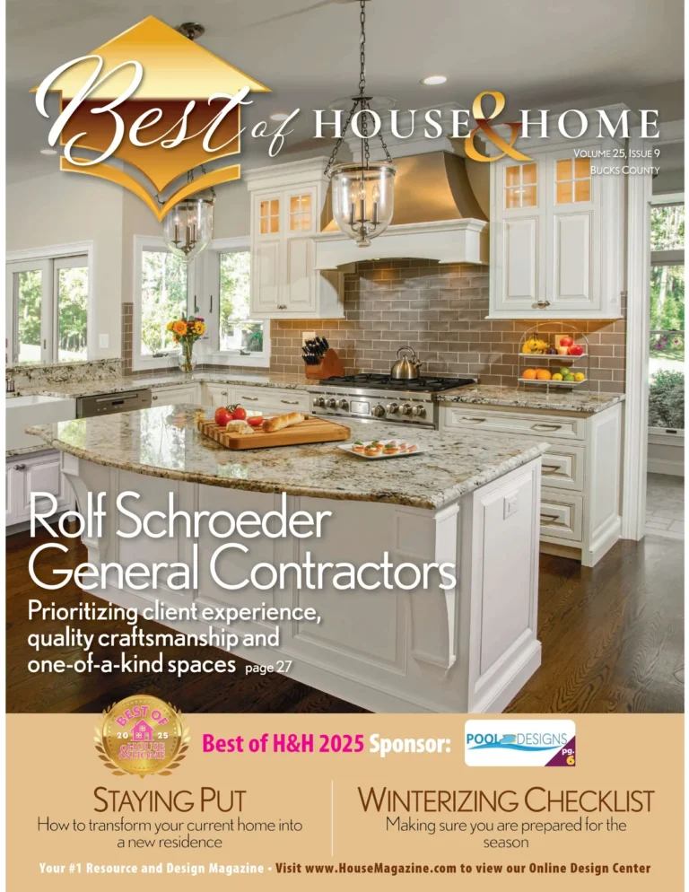 House & Home magazine cover — Bucks County