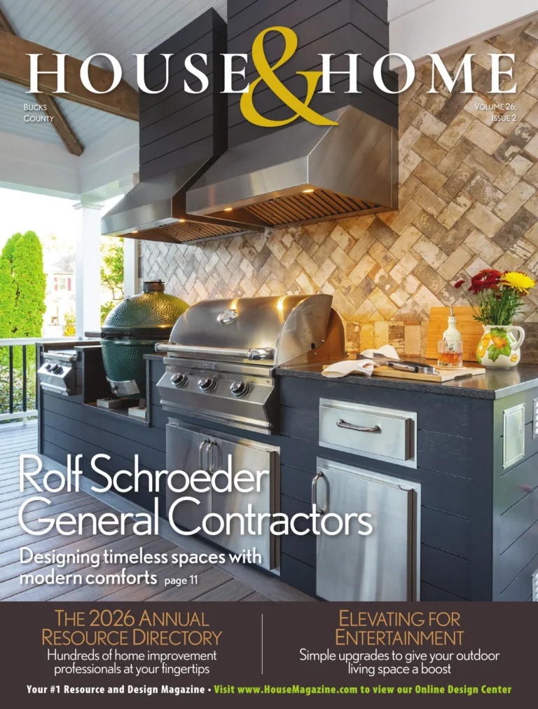 House & Home magazine cover — Bucks County