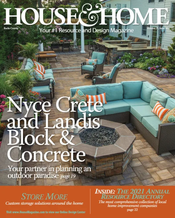 House & Home magazine cover — Bucks County
