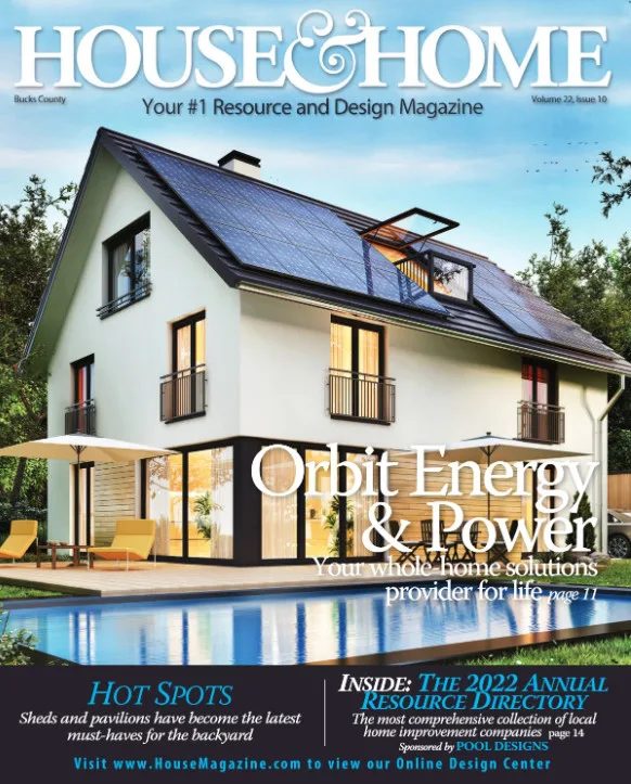 House & Home magazine cover — Bucks County