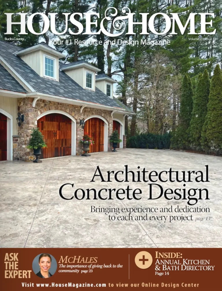 House & Home magazine cover — Bucks County