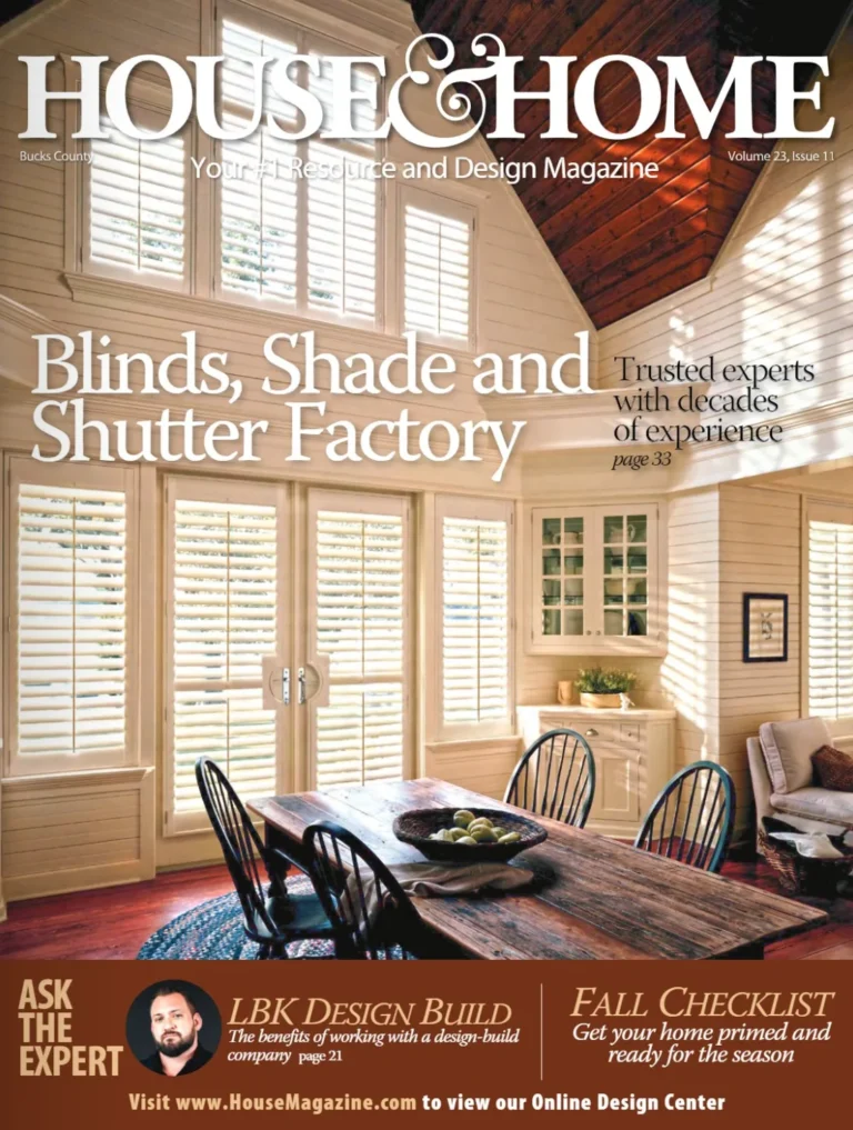 House & Home magazine cover — Bucks County
