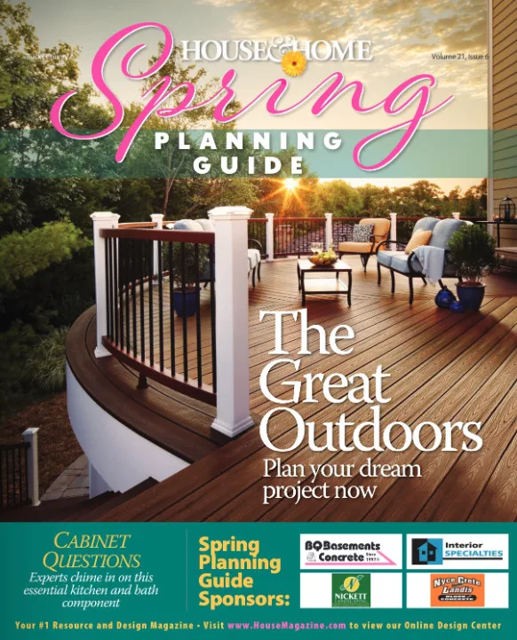 House & Home magazine cover — Bucks County