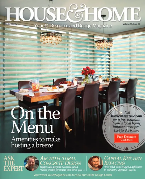 House & Home magazine cover — Bucks County