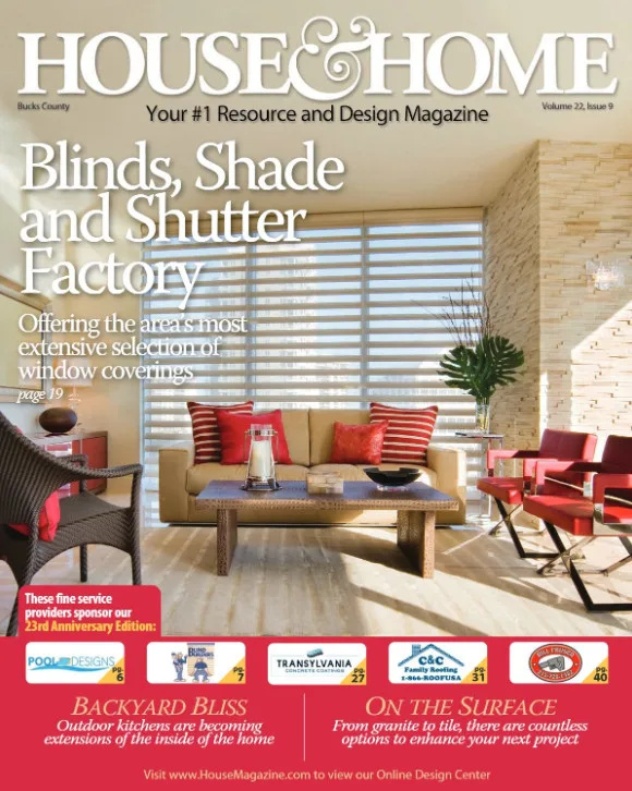 House & Home magazine cover — Bucks County