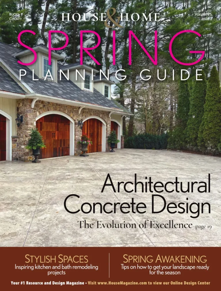 House & Home magazine cover — Bucks County
