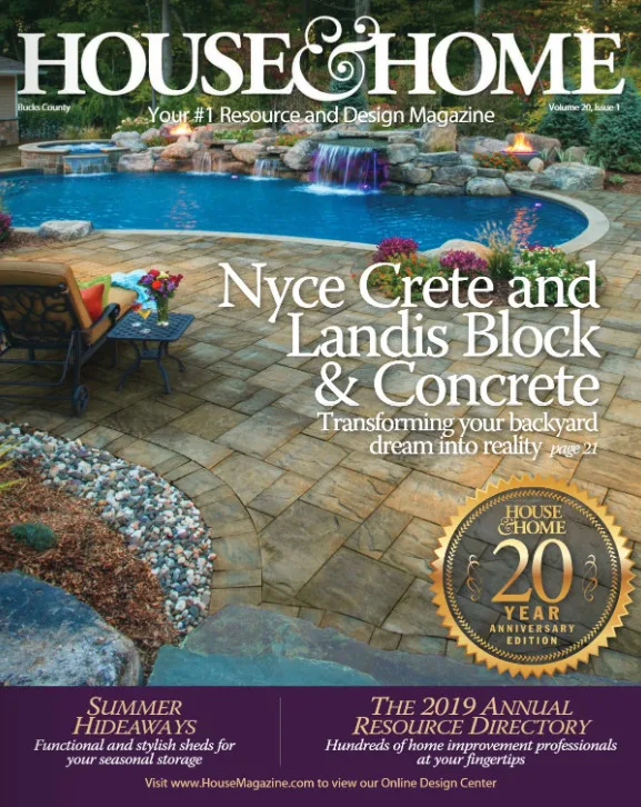 House & Home magazine cover — Bucks County