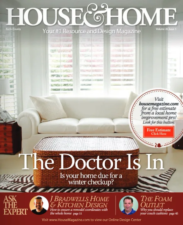 House & Home magazine cover — Bucks County