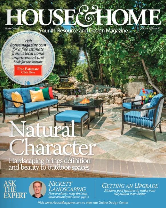House & Home magazine cover — Bucks County
