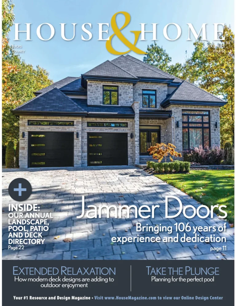 House & Home magazine cover — Bucks County