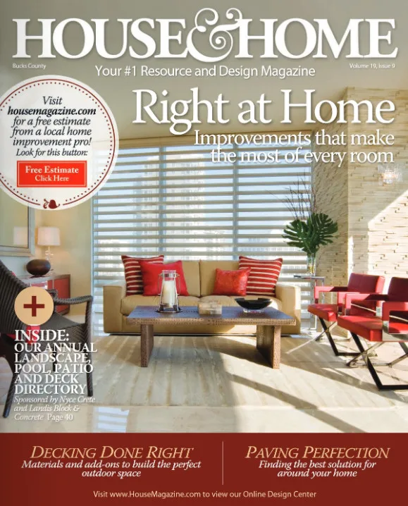 House & Home magazine cover — Bucks County