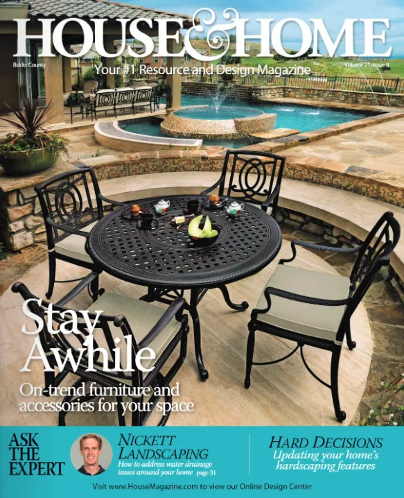 House & Home magazine cover — Bucks County