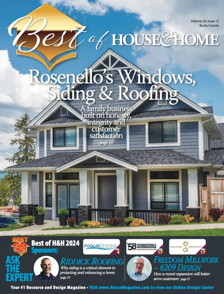 House & Home magazine cover — Bucks County