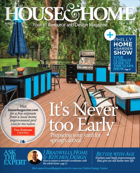 House & Home magazine cover — Bucks County