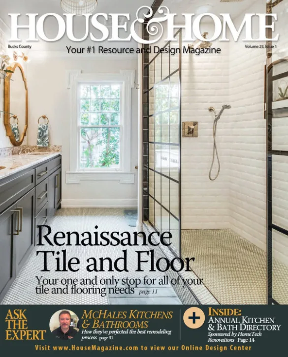 House & Home magazine cover — Bucks County