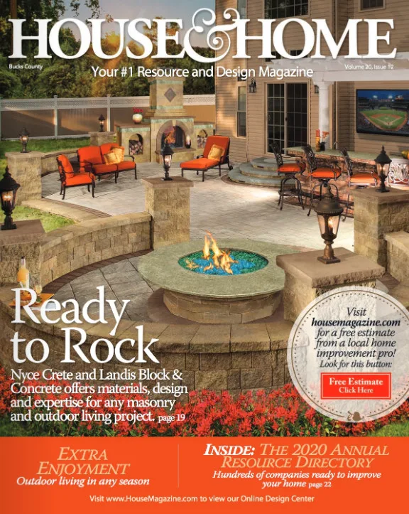 House & Home magazine cover — Bucks County