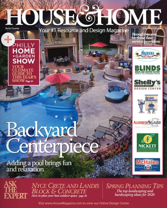 House & Home magazine cover — Bucks County