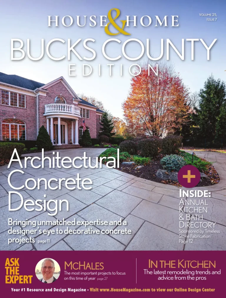 House & Home magazine cover — Bucks County