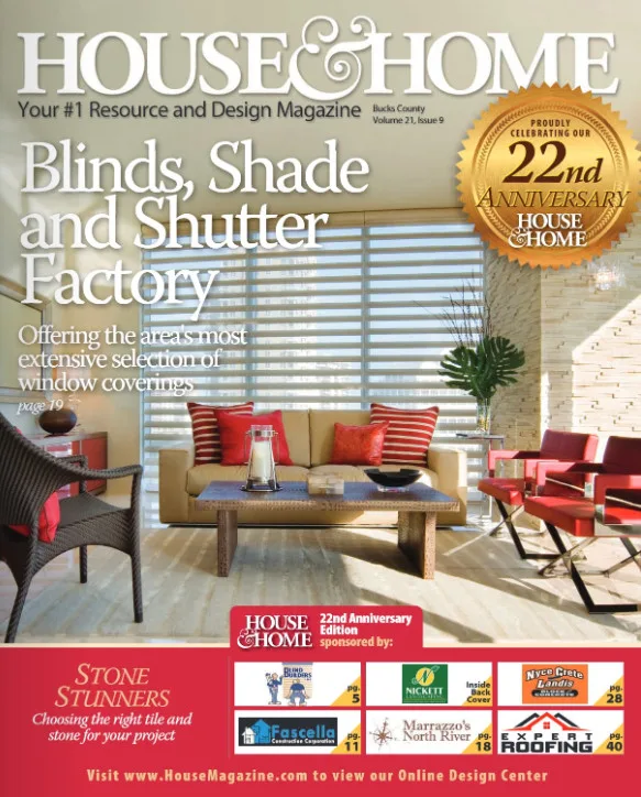 House & Home magazine cover — Bucks County