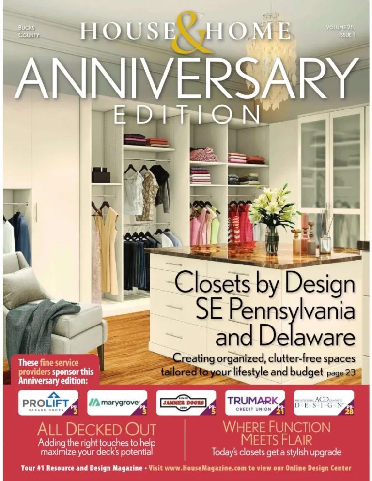 House & Home magazine cover — Bucks County