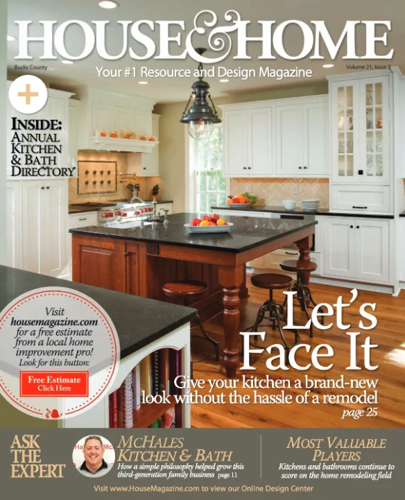 House & Home magazine cover — Bucks County