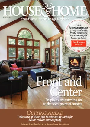 House & Home magazine cover — Bucks County