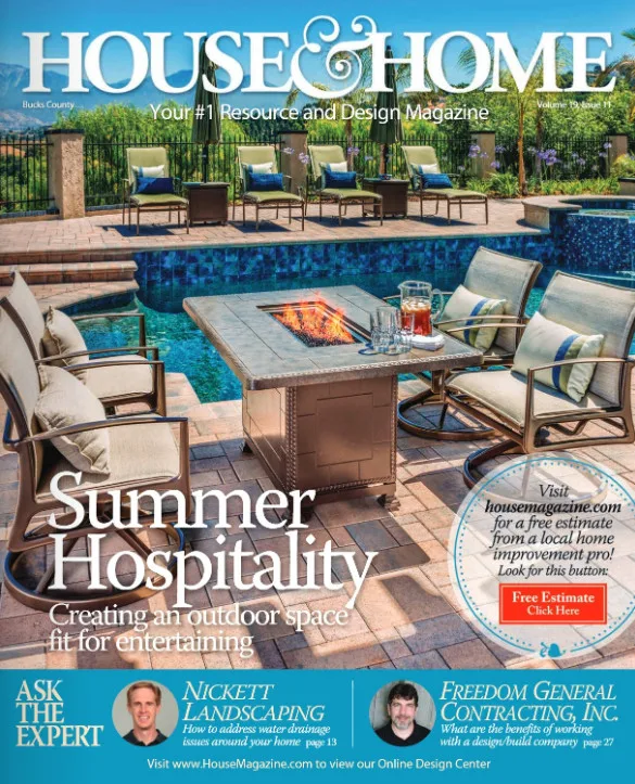 House & Home magazine cover — Bucks County
