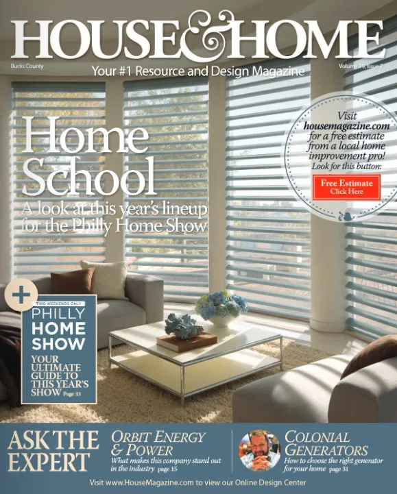 House & Home magazine cover — Bucks County