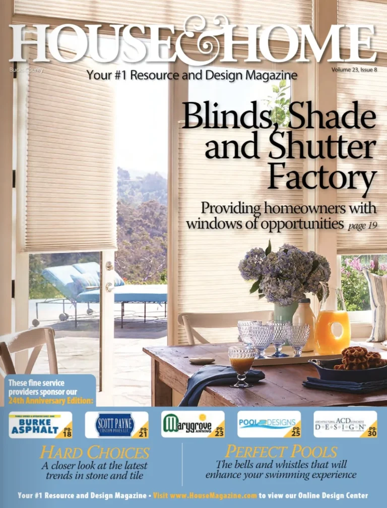 House & Home magazine cover — Bucks County