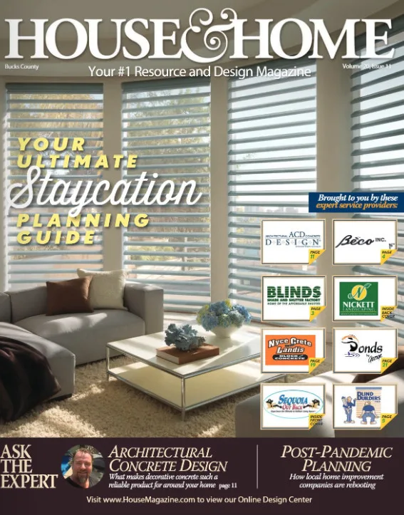 House & Home magazine cover — Bucks County