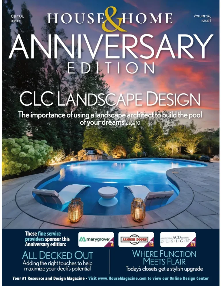 House & Home magazine cover — Central Jersey