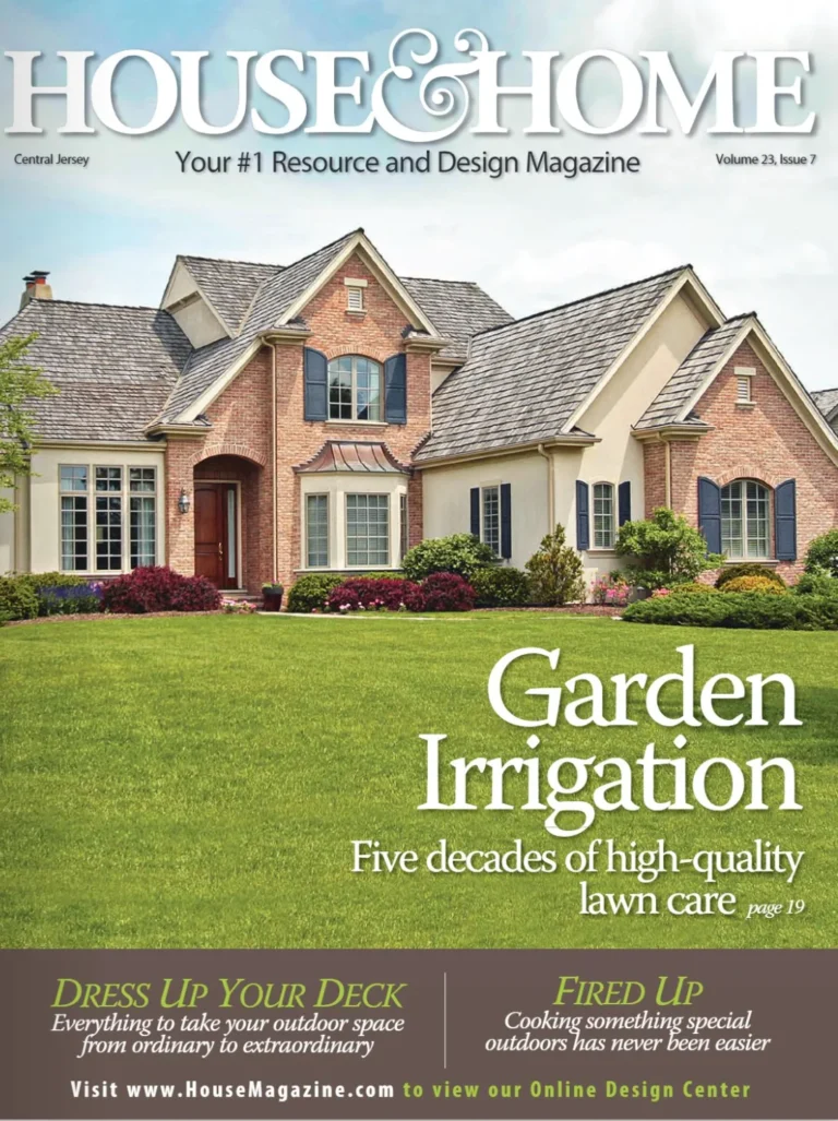 House & Home magazine cover — Central Jersey