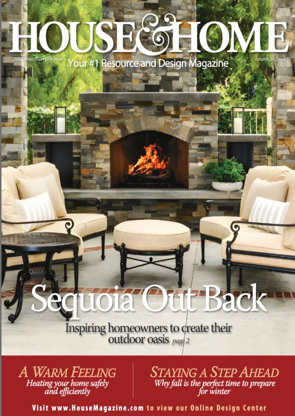 House & Home magazine cover — Delchester