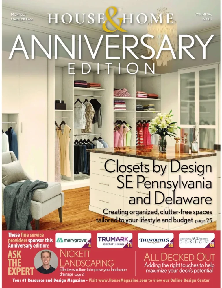 House & Home magazine cover — Montco Main Line