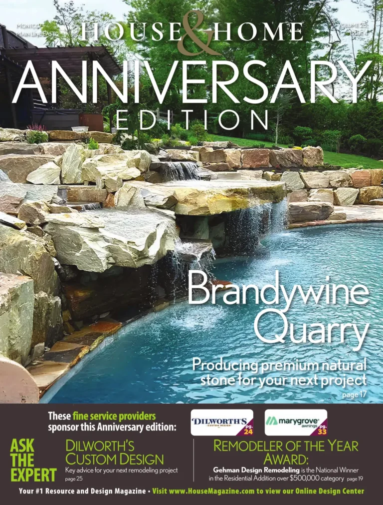 House & Home magazine cover — Montco Main Line