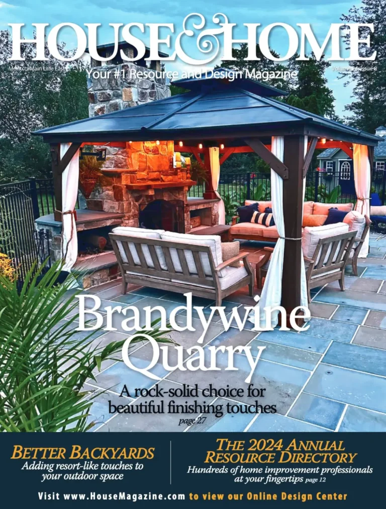 House & Home magazine cover — Montco Main Line