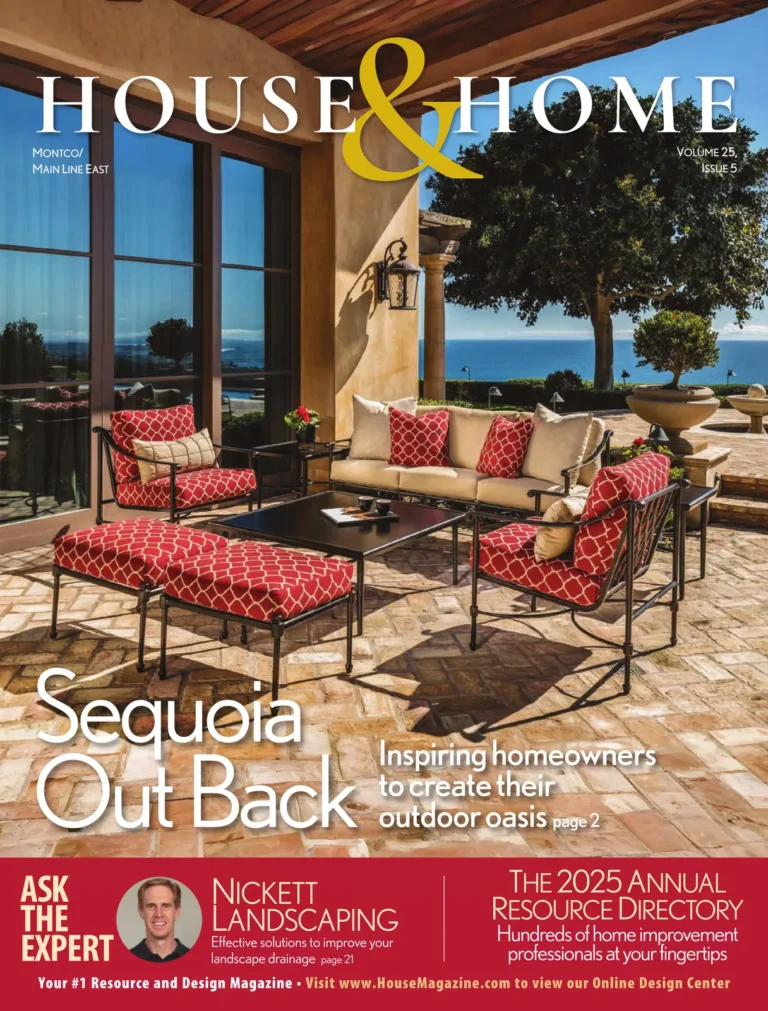 House & Home magazine cover — Montco Main Line