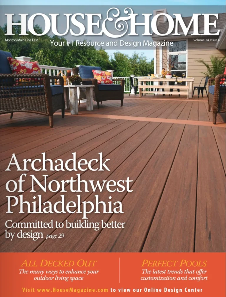 House & Home magazine cover — Montco Main Line