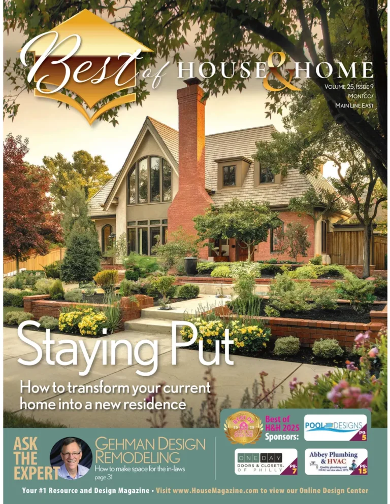 House & Home magazine cover — Montco Main Line