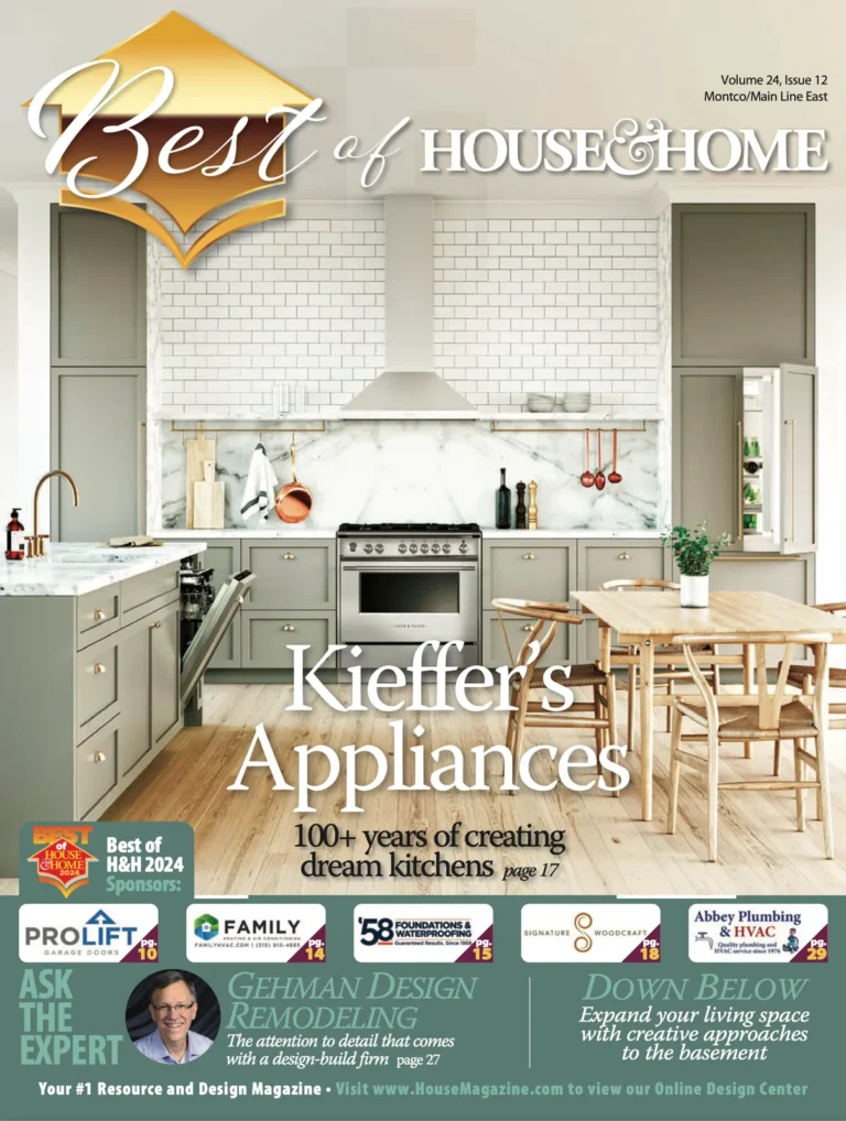 House & Home magazine cover — Montco Main Line