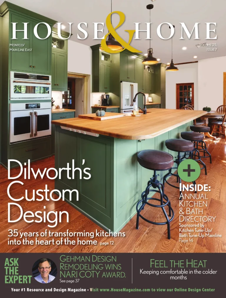 House & Home magazine cover — Montco Main Line