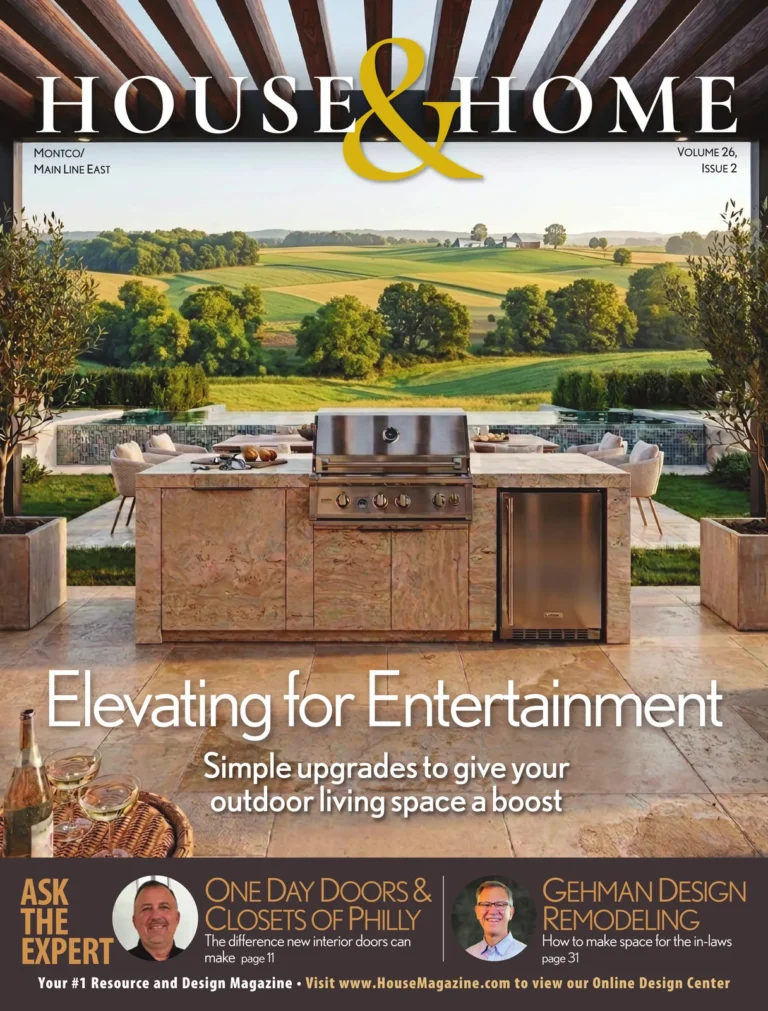 House & Home magazine cover — Montco Main Line
