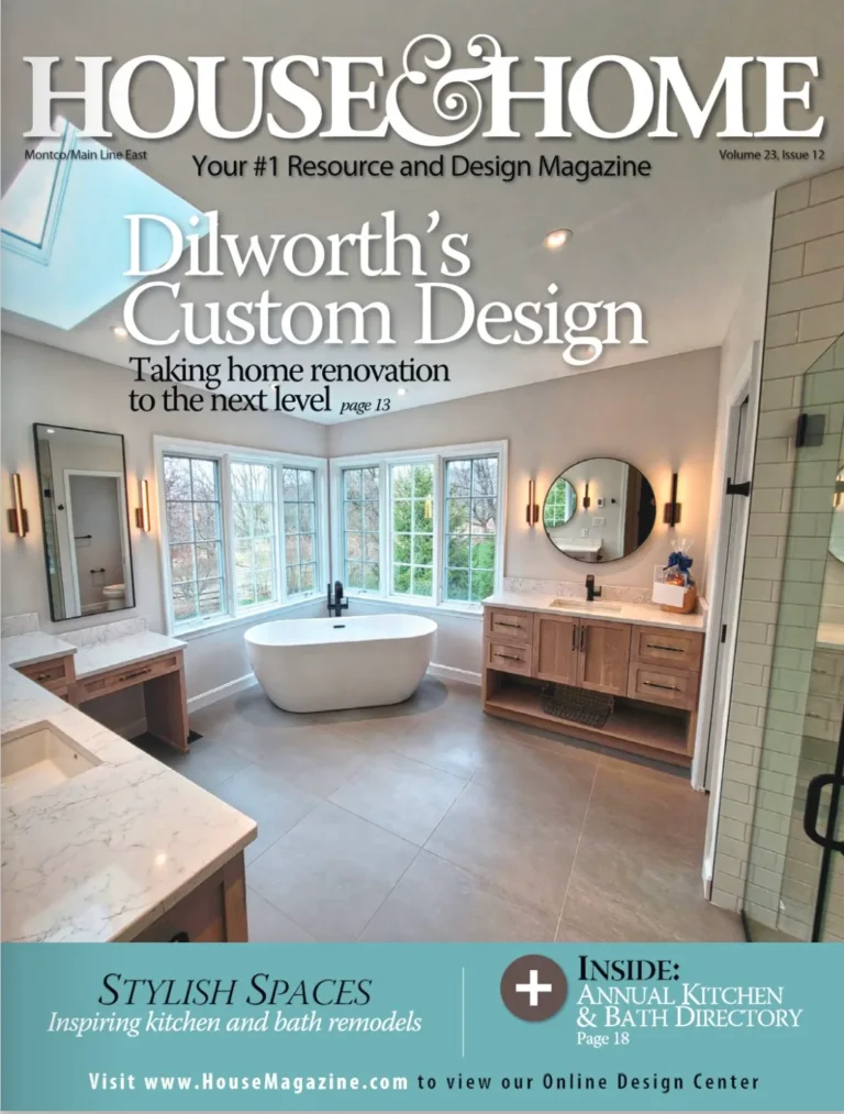 House & Home magazine cover — Montco Main Line