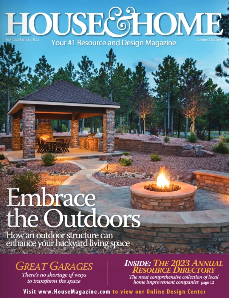 House & Home magazine cover — Montco Main Line