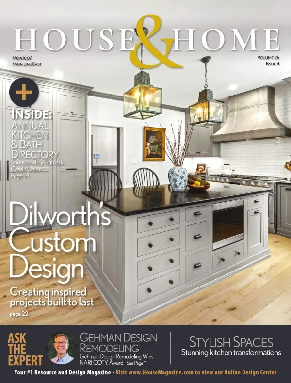 House & Home magazine cover — Montco Main Line