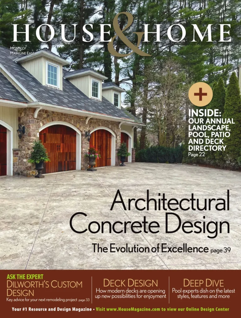 House & Home magazine cover — Montco Main Line